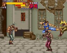 une photo d'Ã©cran de Final Fight 2 sur Nintendo Super Nes